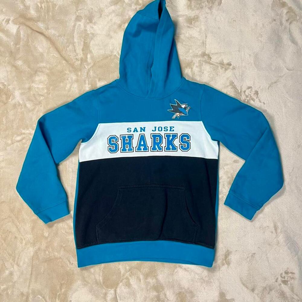 Official NHL San Jose Sharks Hoodie Youth Size Large